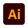 Adobe Illustrator logo representing professional vector graphic and logo design software.