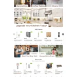 Screenshot of Decorstatus home decor eCommerce website designed by ATnod featuring furniture, lighting, kitchen decor, and modern interior products